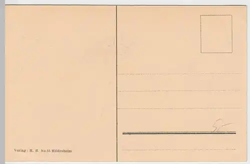 (46610) AK Hildesheim, 1000-jähr. Rosenstock, vor 1945