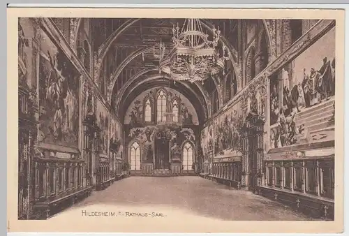 (46608) AK Hildesheim, Rathaus-Saal, 1911