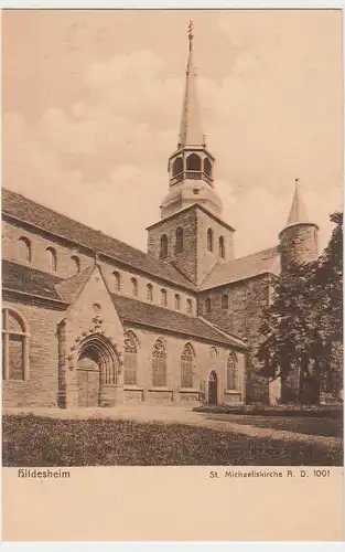 (46606) AK Hildesheim, St. Michaeliskirche, vor 1945