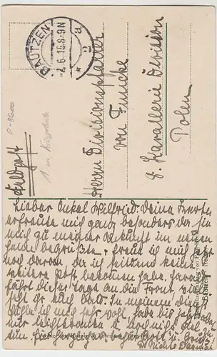 (46587) Künstler AK Paul Hecht: Bautzen, Neutor, Feldpost 1915