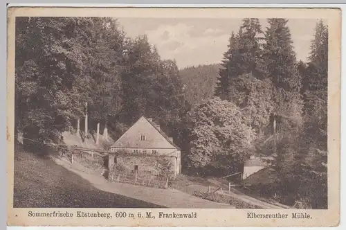 (46580) AK Köstenberg, Elbersreuther Mühle, 1930
