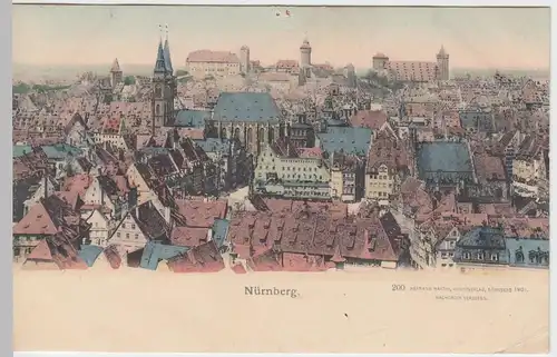 (46569) AK Nürnberg, Totale, 1901