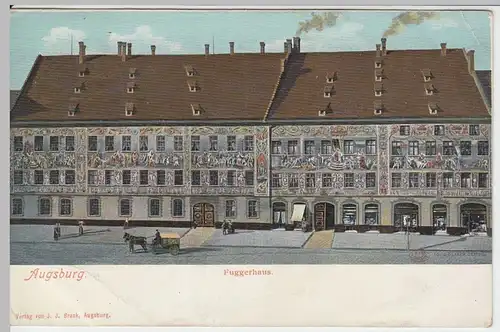 (46568) AK Augsburg, Fuggerhaus, vor 1905