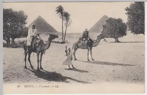 (46553) AK Pyramiden in Ägypten, 1926