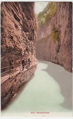 (46548) AK Aareschlucht, 1908