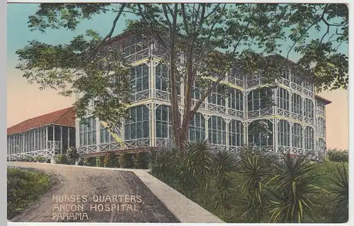 (46544) AK Ancon (Panama), Hospital, Nurses Quarters, vor 1945