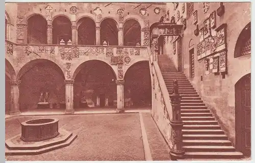 (46535) AK Firenze, Florenz, Palazzo Pretorio o del Podesdà Il Cortile, 1927