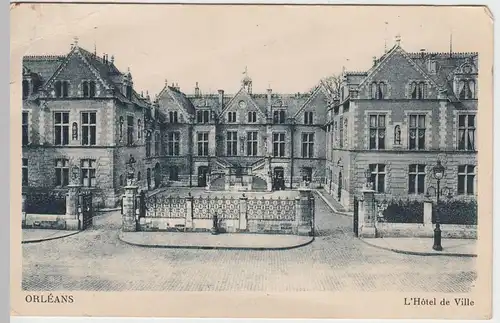 (46518) AK Orléans, L'Hotel de Ville, Rathaus, 1941