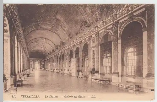 (46509) AK Versailles, Le Chateau, Galerie des Glaces, 1913