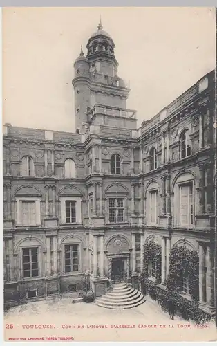 (46501) AK Toulouse, Cour de L'Hotel d'Assézat, vor 1945