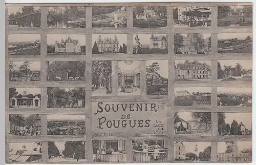 (46500) AK Pougies-les-Eaux, Mehrbildkarte, vor 1945