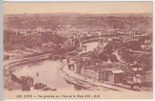 (46497) AK Lyon, vue generale sur Vaise et le Mont d'Or, vor 1945
