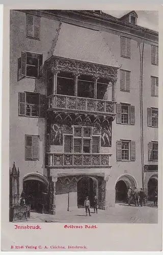 (46486) AK Innsbruck, Goldenes Dachl, vor 1905