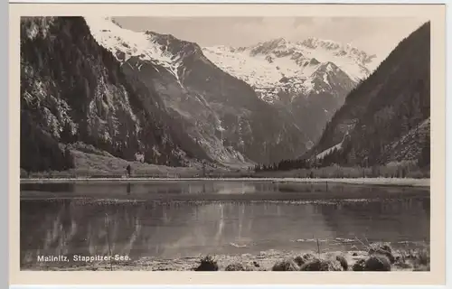 (46484) Foto AK Mallnitz, Stappitzer See, 1930