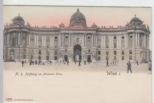 (46442) AK Wien, K.k. Hofburg am Michaeler Platz, vor 1905