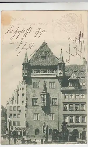 (46157) AK Nürnberg, Nassauerhaus (Ostseite), 1904