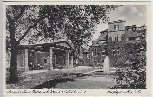 (46037) AK Berlin-Zehlendorf, Sanatorium u. Klinik "Waldfriede", 1942