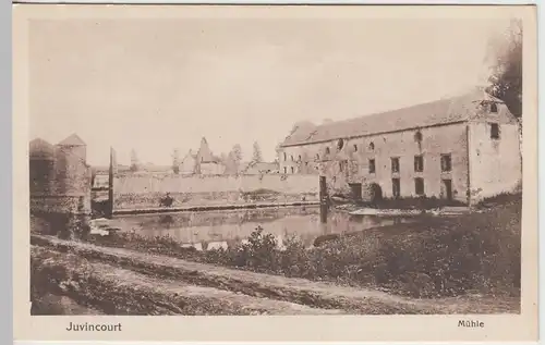 (46025) AK Juvincourl, zerstörte Mühle 1.WK, 1914-18