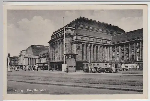 (45951) AK Leipzig, Hauptbahnhof, 1953