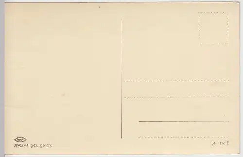 (45931) Foto AK Briefmarkensprache mit Mi 484 (Tafel B), 1930er