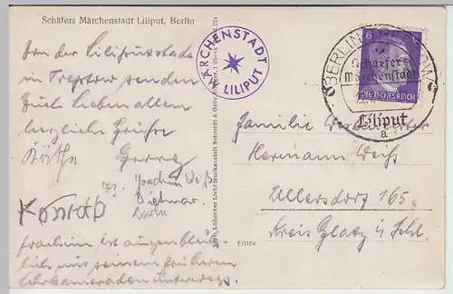 (45884) AK Schäfers Märchenstadt Liliput, Berlin, 1942