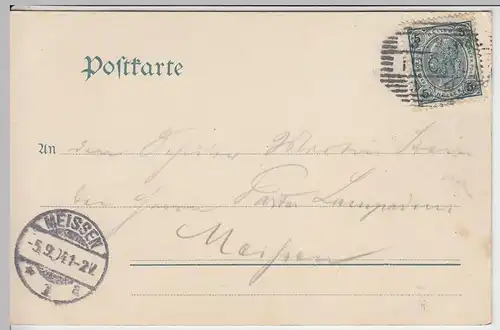 (45858) AK Bad Ischl, Dachstein von Sophien's Doppelblick, 1904