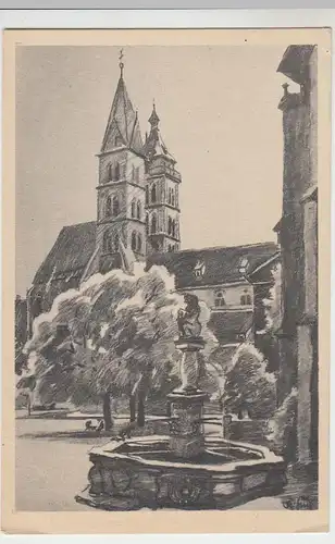 (45834) Künstler AK Esslingen, Dionysiuskirche