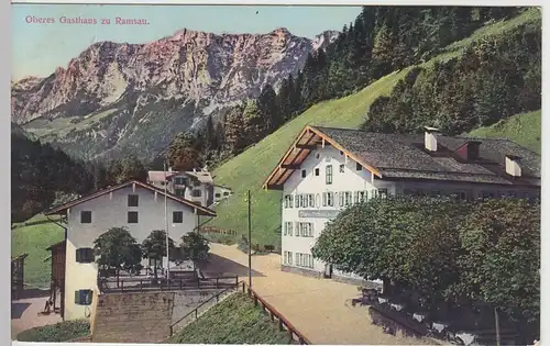 (45758) AK Ramsau, Oberes Gasthaus, 1911