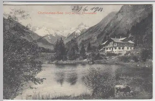 (45756) AK Christles-See bei Oberstdorf, 1911