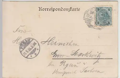 (45644) AK Marienbad, Marianske Lazne, Kreuzbrunnen-Kolonnade, 1904