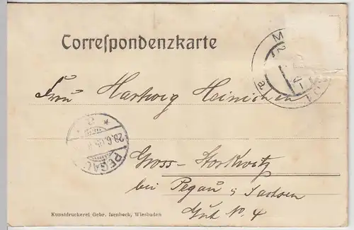 (45643) AK Marienbad, Marianske Lazne, Waldquelle, 1905