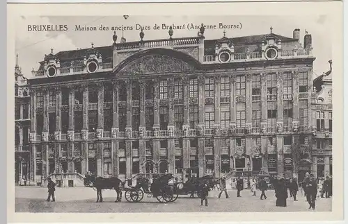 (45586) AK Brüssel, Bruxelles, Maison des anciens Ducs de Brabant, vor 1945
