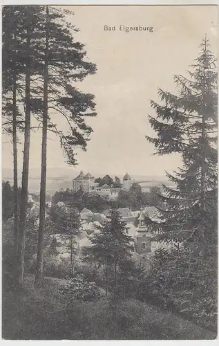 (45582) AK Bad Elgersburg, Blick auf das Schloß, 1911