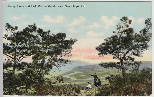 (45577) AK San Diego (California), Torrey pines a. Del Mar, vor 1945