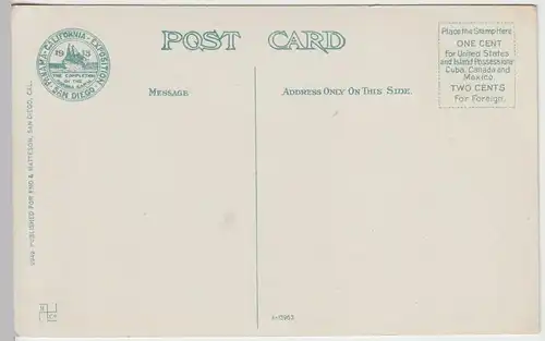 (45576) AK San Diego (California), Mission Cliff Park, Pond Lillies, vor 1945