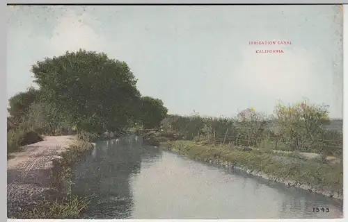 (45572) AK California, Irrigation Canal, vor 1945