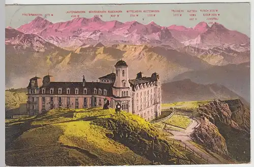 (45478) AK Rigi-Kulm m. Berner Hochalpen, 1911