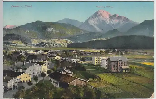 (45457) AK Reutte, Panorama, um 1913