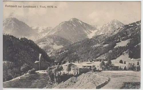 (45456) AK Rehbach bei Schattwald, 1911