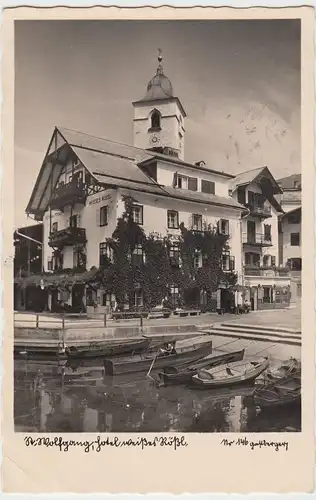 (45445) Foto AK St. Wolfgang, Hotel Weisses Rössl, 1938