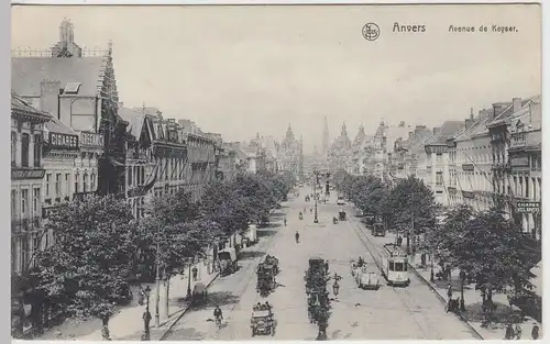 (45426) AK Antwerpen, Anvers, Avenue de Keyser. vor 1945