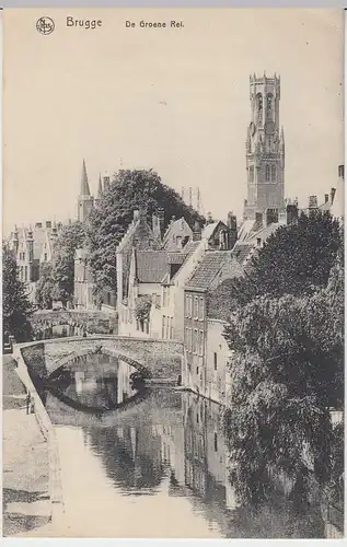(45424) AK Brugge, Bruges, Groenerei, vor 1945