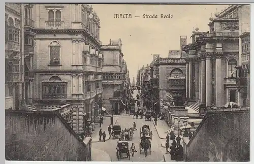 (45405) AK Malta, Strada Reale, vor 1945