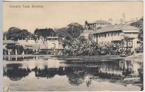 (45393) AK Bombay, Gowalia Tank, vor 1945