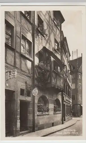 (45380) Foto AK Nürnberg, Hans Sachs-Haus, vor 1945