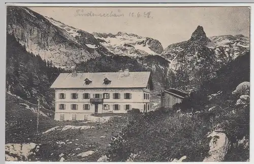 (45348) AK Kärlinger Haus am Funtensee, 1921