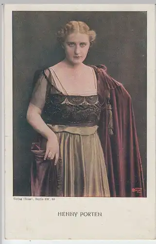 (45283) AK Henny Porten, Schauspielerin, Portrait, vor 1945