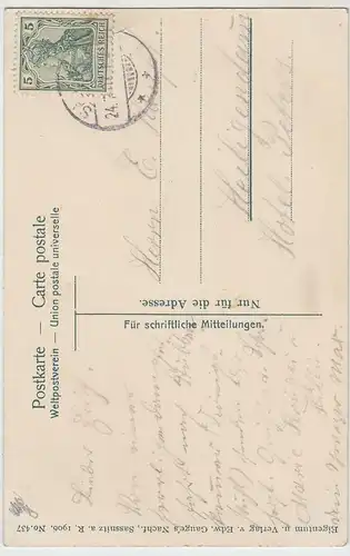 (45257) AK Stubbenkammer auf Rügen, Königsstuhl, 1907