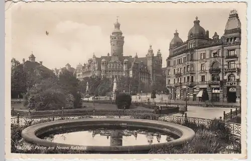 (45243) Foto AK Leipzig, Partie am neuen Rathaus, 1936