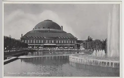 (45228) AK Hannover, Im Stadthallengarten, 1937